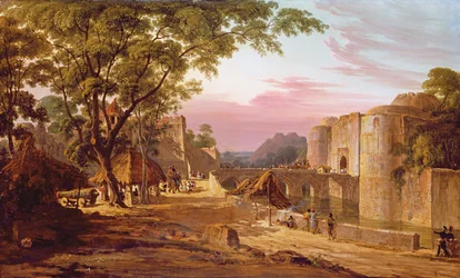 Die Prozession in das Fort von Bharatpur