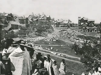 Die Kabary-Ebene, Andohalo, Antananarivo, Madagaskar, 1895