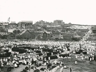 Der Marktplatz, Antananarivo, Madagaskar, 1895