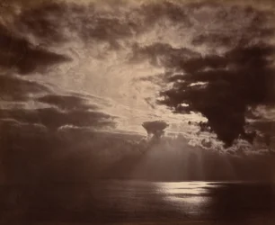 Sonnenuntergang auf See, 1860er