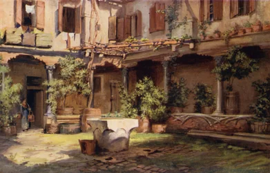 Innenhof von San Geronimo, Venedig
