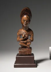 Mutter-und-Kind-Figur, Mitte bis Ende 1800er