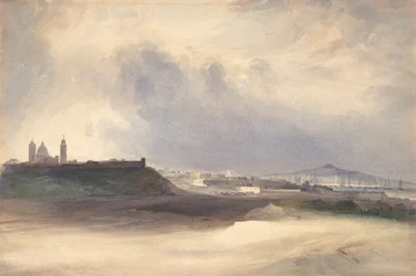 Annäherung an Montevideo, Uruguay, 1832