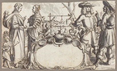 Allegorie von Armut und Reichtum