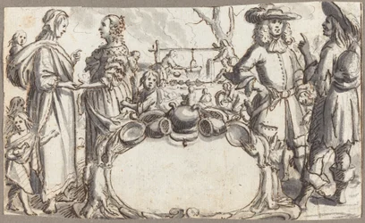 Allegorie von Armut und Reichtum