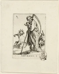 Saturnus, Platte eins aus Der VII Planeten