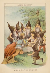 Kleiner Schneeglöckchen (Farblithographie)