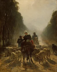 Der Weg zum Markt, 1858-1859