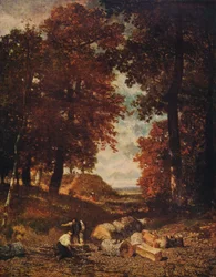 Holzfäller, späte 1840er, um 1915