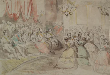 Ein Staatsball, vermutlich mit Napoleon III