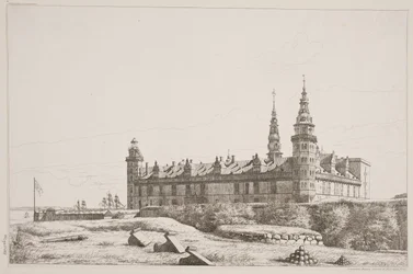 Kronborg von der nordwestlichen Seite gesehen
