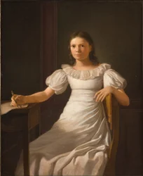 Die Schwester des Künstlers Alvilde