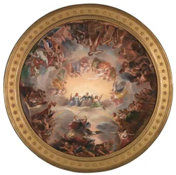 Studie zur Apotheose Washingtons in der Rotunde des Kapitolgebäudes der Vereinigten Staaten