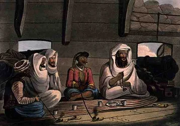 Mohren an Bord der Swiftsure, gestochen von Joseph Constantine Stadler (fl. 1780-1812), veröffentlicht von I. White, London
