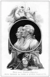 König George III. und Königin Charlotte, 19. Jahrhundert