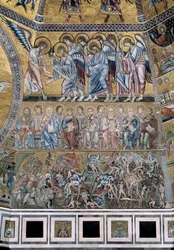 Das Jüngste Gericht - Detail der Mosaiken, ca. 1270