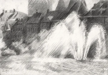 Stadtspringbrunnen Skizze