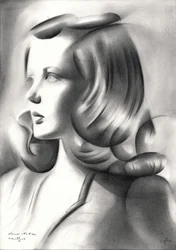 Klassisches Frauenprofil