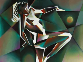 Dynamischer geometrischer Tänzer