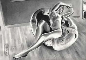Elegante Nackte Figur
