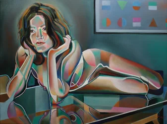 Lebhafte Geometrische Figur