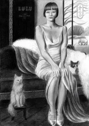 Vintage Glamour mit Katzen