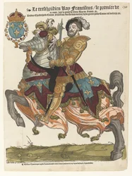 Porträt von Franz I. zu Pferd