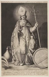 St. Willibrord, Tafel 2, aus Die Bischöfe von Utrecht