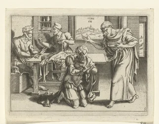 Ananias tauft Paulus