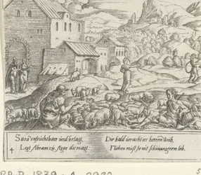 Sara verstößt die schwangere Hagar