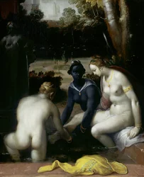 Bathseba bei der Toilette, 1594