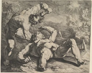 Kain tötet Abel, ca. 1591