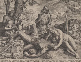 Adam und Eva beklagen den Tod Abels, 1564