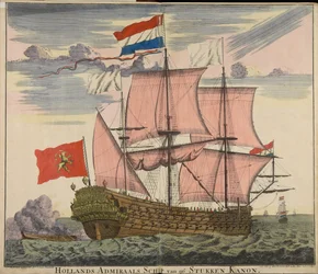 Holländisches Admiralschiff mit 96 Kanonen