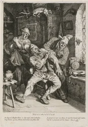 Heiler, Blatt 2 einer Folge mit drei Genredarstellungen