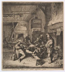 Der Geigenspieler im Gasthaus, 1685