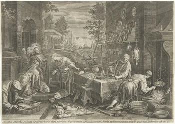 Christus im Haus von Marta und Maria