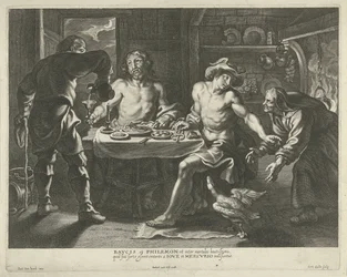 Jupiter und Merkur im Haus von Philemon und Baucis