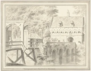 Vortor des Schlosses in Buren