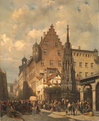 Der Schöne Brunnen in Nürnberg