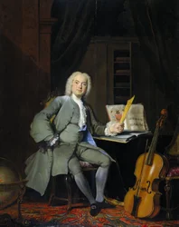 Porträt eines Mitglieds der Familie Van der Mersch, 1736