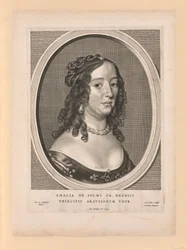 Amalia van Solms, Ehefrau von Friedrich Heinrich, aus Neun Porträts