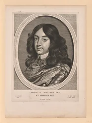 Charles II, König von England, aus Effigies Variae
