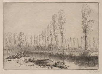 In der Nähe von Amiens, die Torfmoore