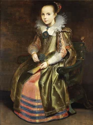 Elisabeth Vekemans als kleines Mädchen