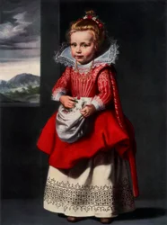 Porträt der Tochter des Künstlers Magdalena de Vos