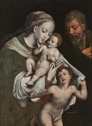 Die Heilige Familie mit dem kleinen St. Johannes