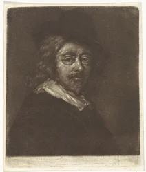 Porträt von Frans Hals mit einem Hut