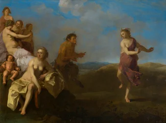 Nymphen und ein Satyr, c.1621