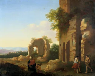 Die Abreise von Abraham und Isaak, 17. Jahrhundert